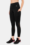 Amante High Rise Anti Microbial Leggings - Jet Black — thumbnail 2